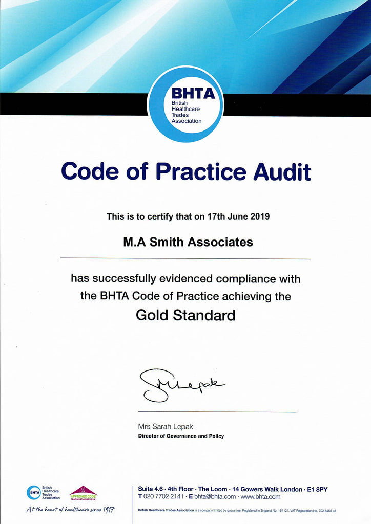 BHTA - Gold Standard Awarded