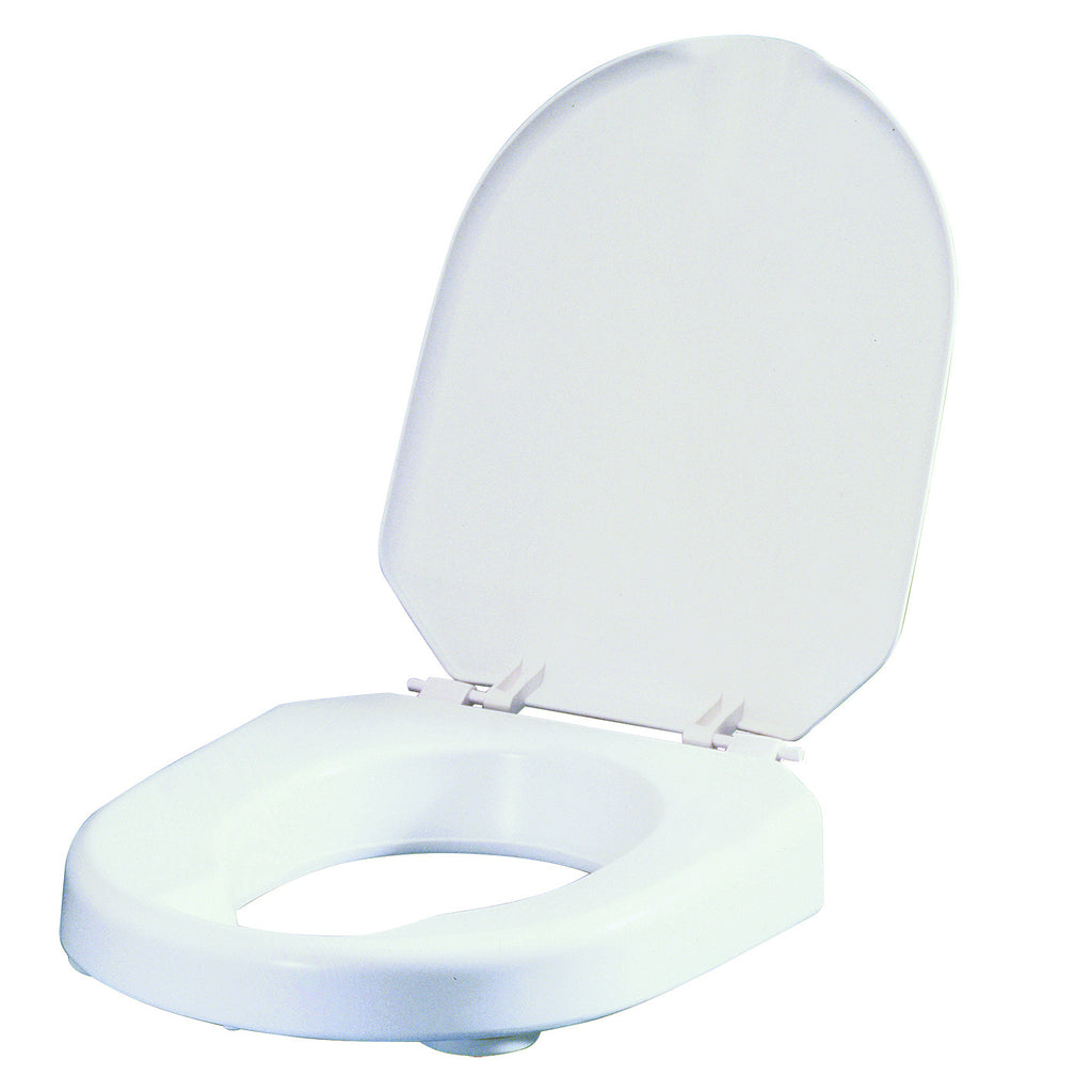 Hi-Loo Fixed Raised Toilet Seat - 6cm and 10cm